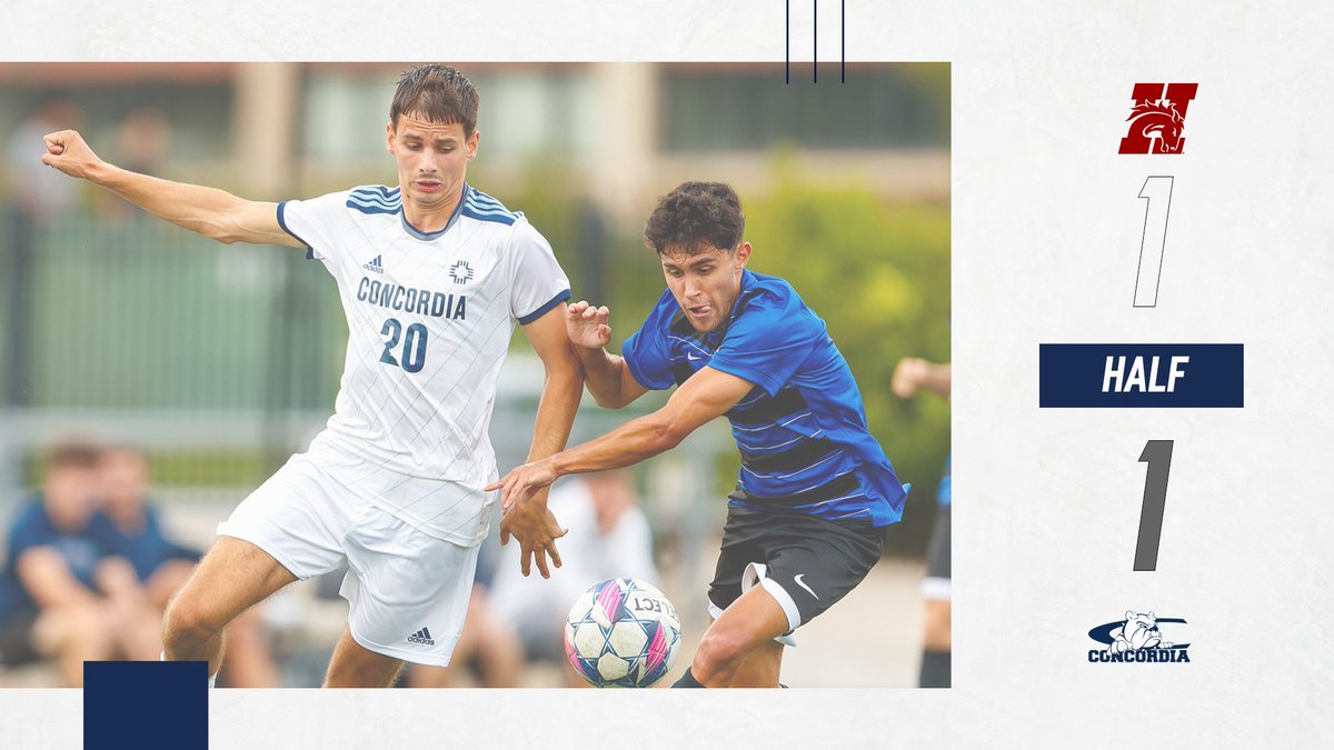 Concordia Bulldogs (@cunebulldogs) on Twitter photo ⚽️ | HALFTIME: <a href="/CUNEMSOC/">CUNE Men's Soccer</a> 1, Hastings 1. Bulldogs tie the Broncos late in the first half!
Hofland (32') ⚽️ | HALFTIME: <a href="/CUNEMSOC/">CUNE Men's Soccer</a> 1, Hastings 1. Bulldogs tie the Broncos late in the first half!
Hofland (32')