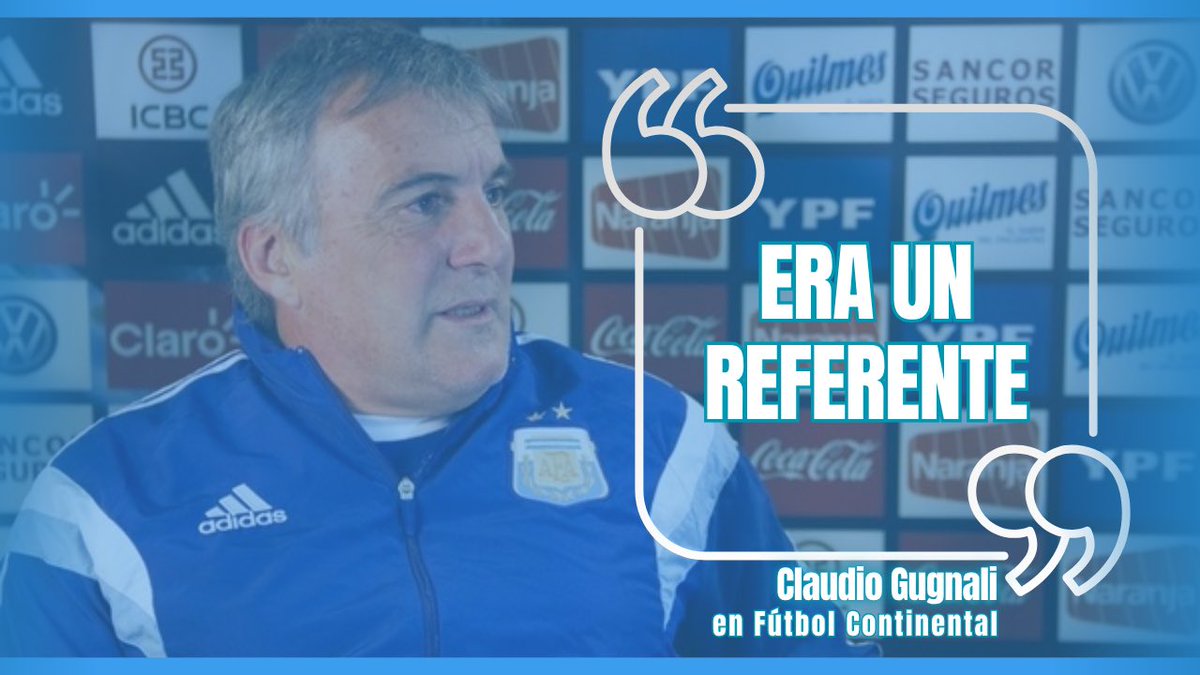 🗣️ #Russo | "Son perdidas irremplazables. Era un tipo preparado, muy culto. Era un referente, un tipo batallador. Fue campeón por todos lados. Era un referente para el fútbol argentino".

👉 Claudio GUGNALI, en vivo por Fútbol Continental.