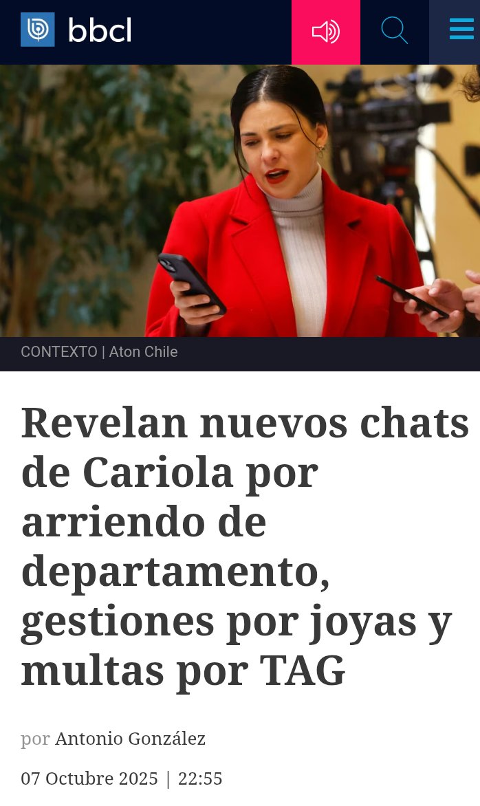 Según reveló reportaje de T13. hay nuevos chats de la comunista Karol Cariola, pregunta:
El PC  habló ya q medidas tomarán con la compañera Cariola?
Cariola debe bajarse de la candidatura para el senado, lo q predica es para la galería para otros NO para ella?