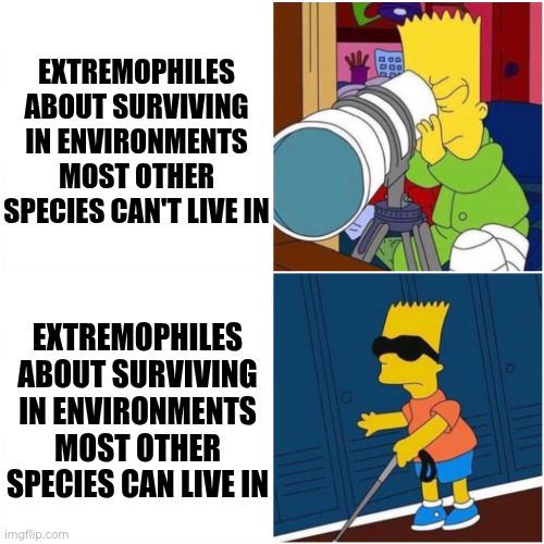 ThePhysicsMemes's tweet image. Extreme environments #test
