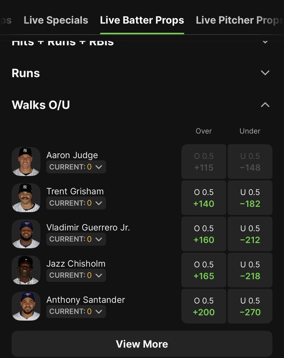 OddsOracle_'s tweet image. Only player with a locked line. 🤦‍♂️