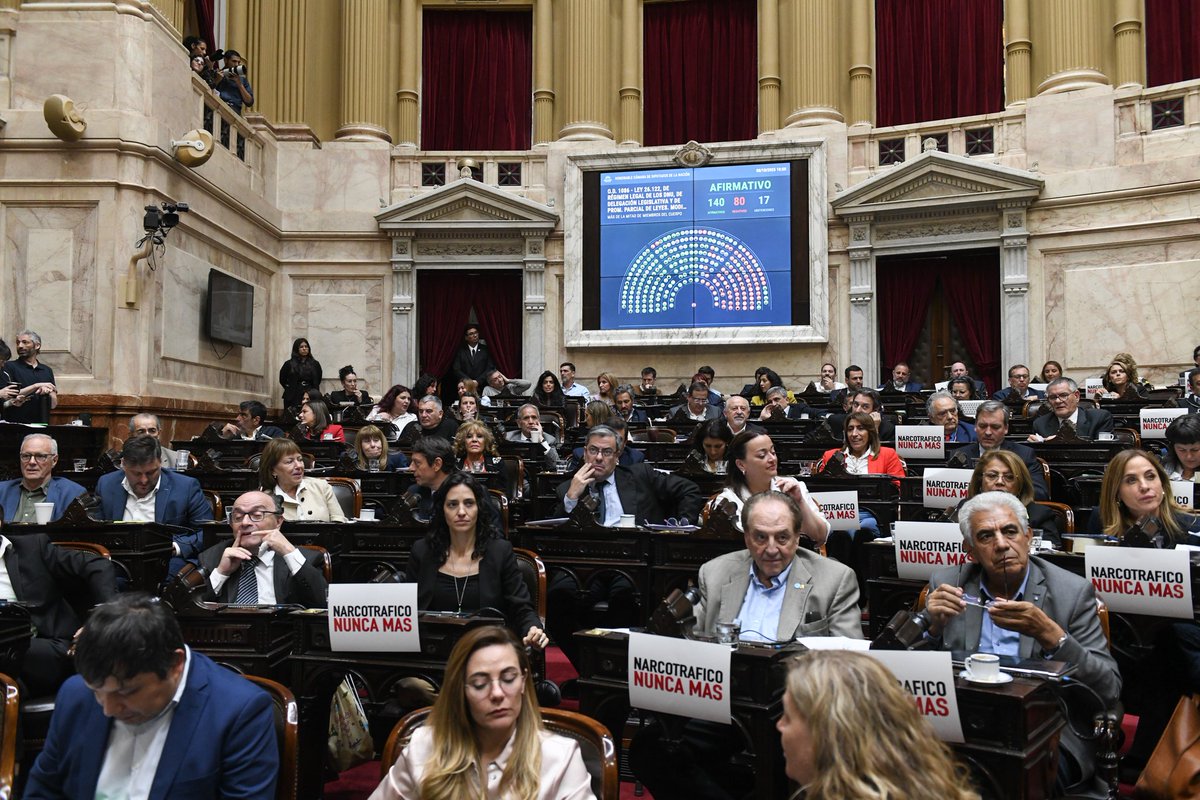 Aprobamos en <a href="/DiputadosAR/">Diputados Argentina</a> la modificación a la Ley de DNUs para que el Presidente deje de gobernar como un emperador, concentrando poder y anulando al Congreso.

Ahora la iniciativa vuelve al Senado para su sanción definitiva.
👇