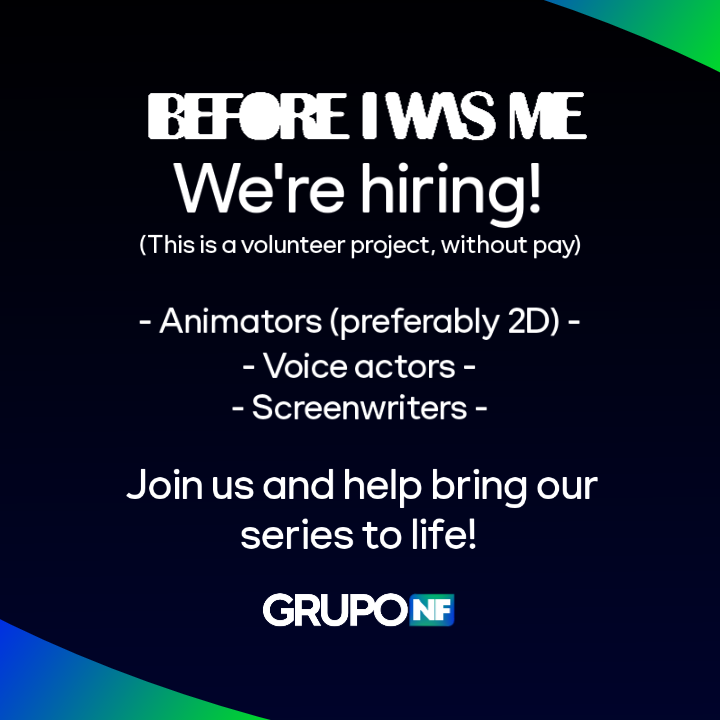thierrynf12's tweet image. #animatorsneeded #castingcall #animadores #webseries #dublador #animationproject #hiring #indieanimaton #voiceactor #série_antesdemetornar