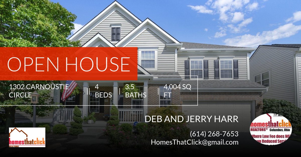 Grove City Beauty !!! Interested in this property? Attend the upcoming open house Saturday October 11 from 1pm-3pm  and decide if it's the home for you!

Homes that Click -Where Reduced Fee Does Not Mean Reduced Service homeforsale.at/1302_CARNOUSTI…