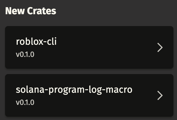 max_conradt's tweet image. It&apos;s 2025. Welcome to crates io.