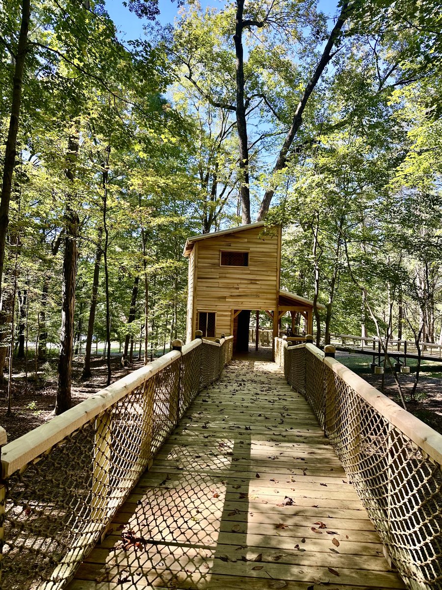 My great grandfather’s legacy Bernheim Forest has an addition to the play area an ADA accessible treehouse.  Just one thing to do in the 16,000 acres of arboretum and forest.