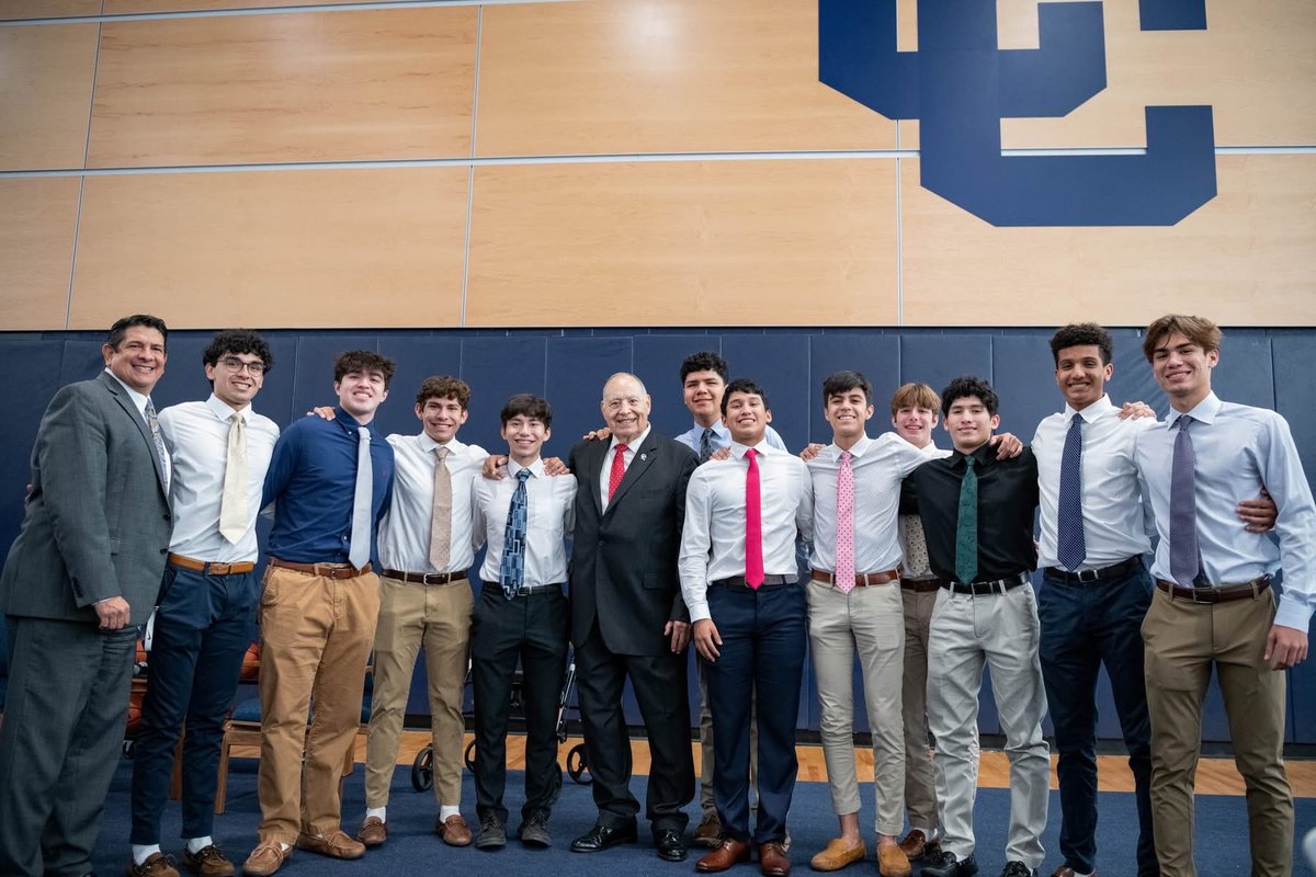 SpursReporter's tweet photo. Central Catholic mourns the passing of a legend, Coach Joe Cortez, Class of 1950.
Surrounded by family and with a rosary in his hand, Coach Cortez entered eternal rest at the age of 94. 

As one of his former players and students, I can attest that he didn’t just coach basketball, he coached life. Coach Cortez’s legacy extends far beyond his 36 years on the basketball court at Central Catholic. A teacher, mentor, and father figure to countless young men, he embodied what it means to be a Brother of Central Catholic. 

From state championships to lifelong friendships, his greatest victories were always measured in hearts, not trophies.

Rest in peace, Coach. Your example, your faith, and your love for your family and for the Buttons will live on forever. 

#CentralCatholic  #CoachCortez