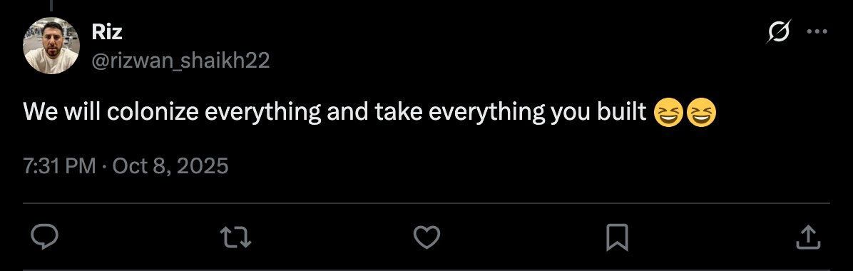 CoreyJMahler's tweet image. Mankind is at war with India, and every Indian is an enemy soldier.