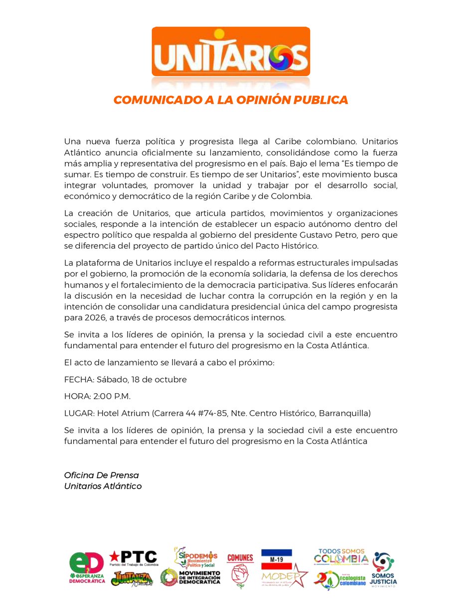 Unitarios Atlantico tweet media