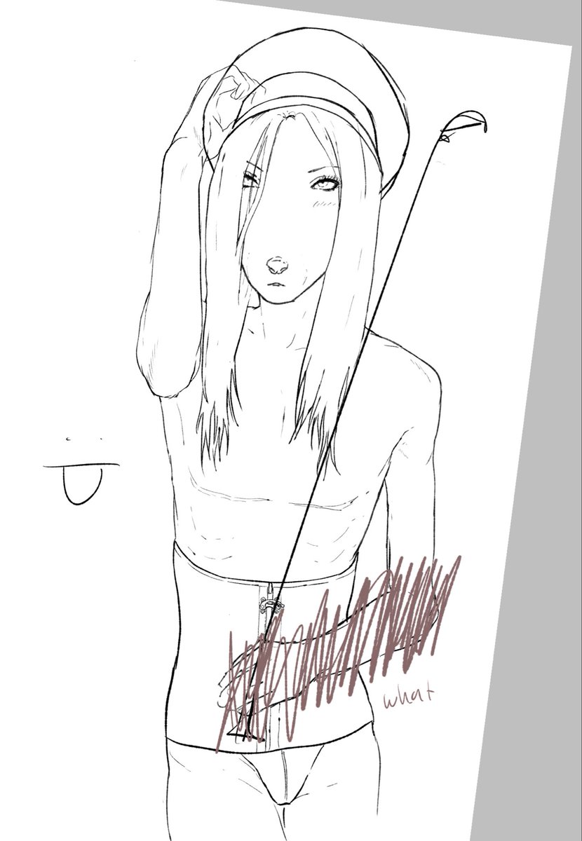 charrriot's tweet image. Oh wip before I go.. night night