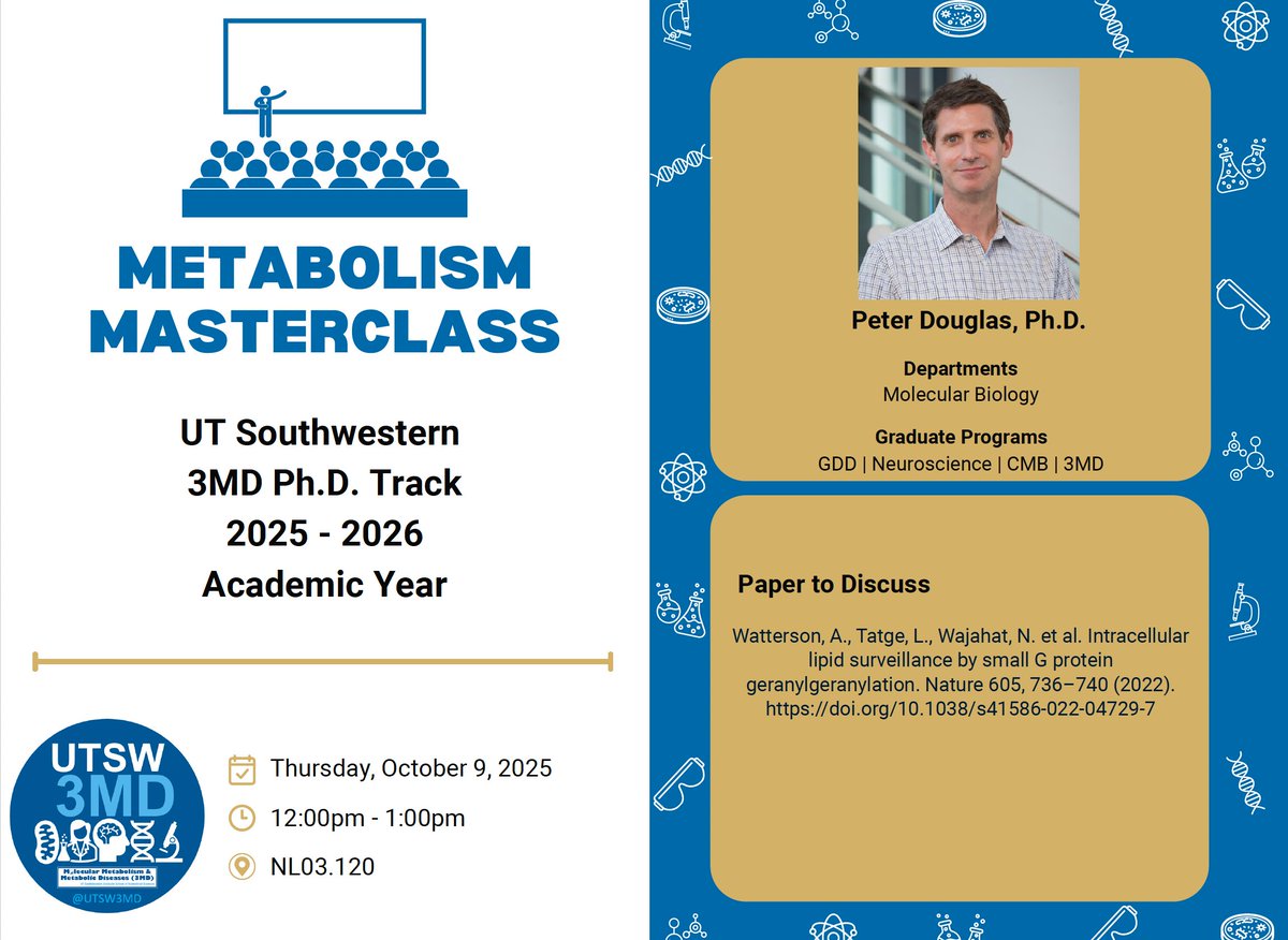 UTSW 3MD Graduate Track tweet media