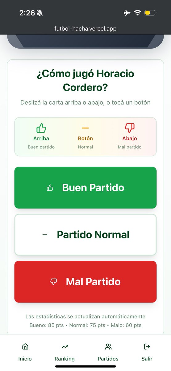 raulbehr's tweet photo. Hoy el fútbol con los pibes va a ser distinto. Me armé una app para que, después de cada partido, nos votemos entre nosotros y cada uno tenga su propia carta al estilo FIFA Ultimate Team. Así que hoy voy a ver de verdad cómo estoy futbolísticamente. https://t.co/QtKx6maFUv