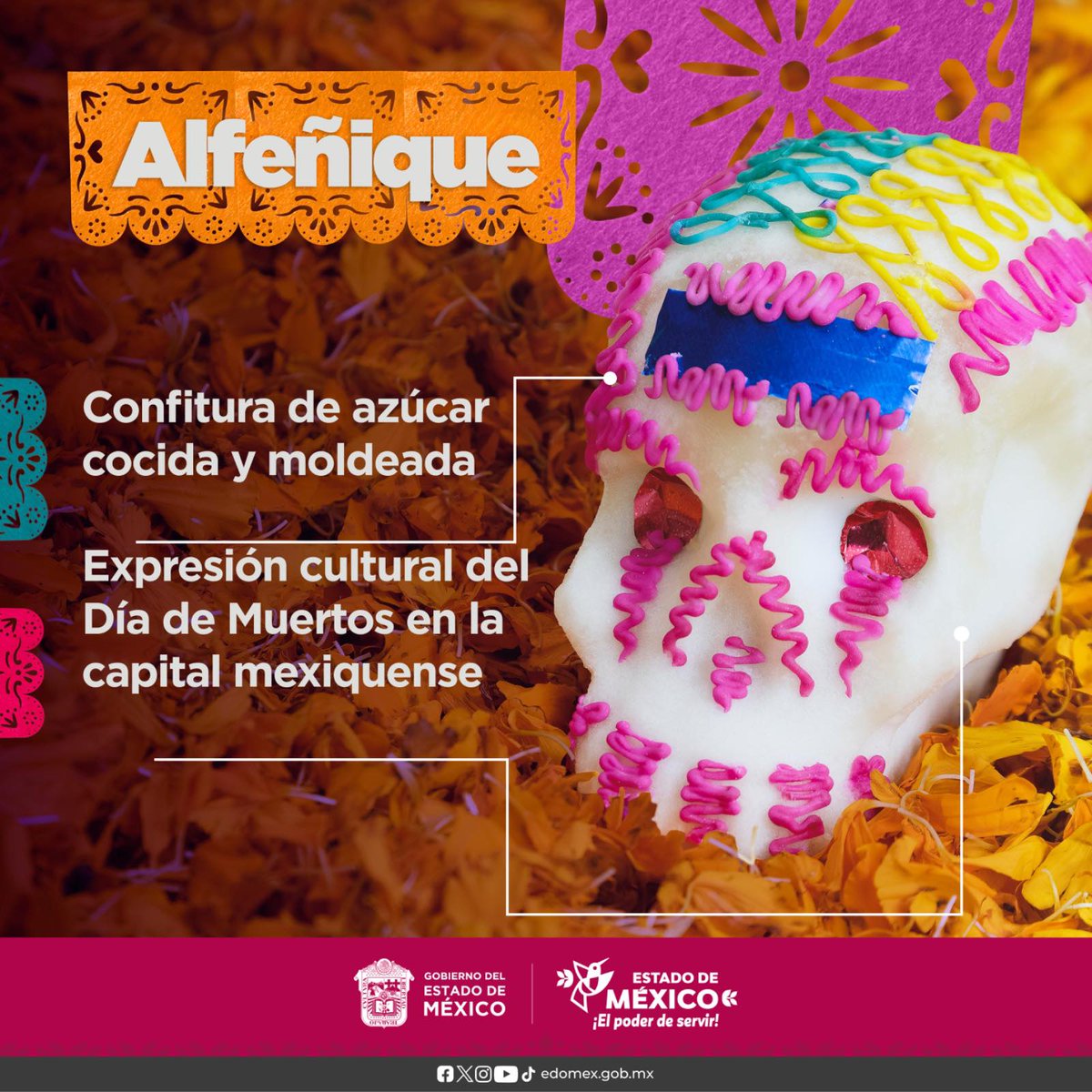 agem_mex's tweet image. El alfeñique es tradición en la capital mexiquense en la conmemoración del #DíaDeMuertos.
En sus inicios, los alfeñiques representaban borreguitos como símbolo religioso, pero evolucionó hacia una mayor variedad de figuras de azúcar.
#ElPoderDeServir