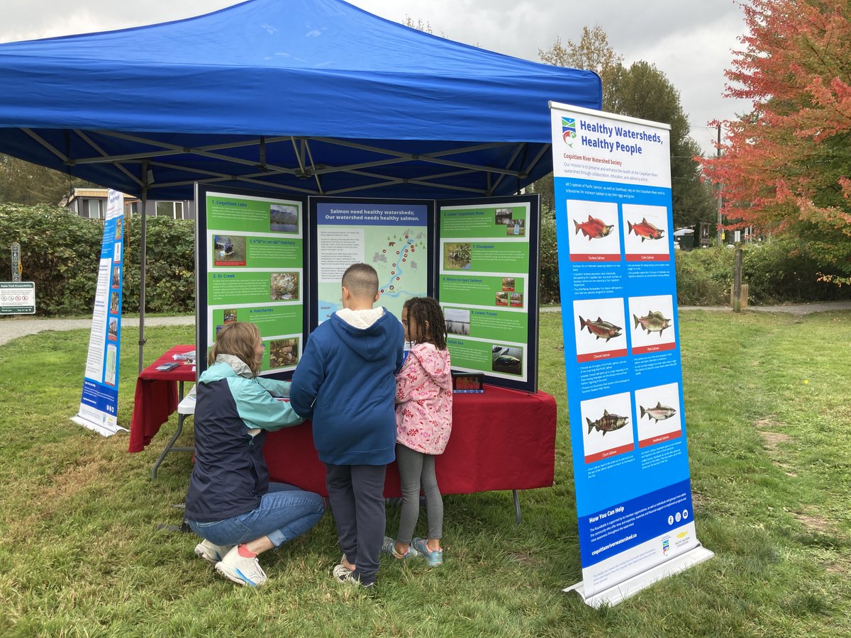 Last Saturday, it was a pleasure attending Salmon Day at ƛ̓éxətəm (Colony Farm) Regional Park.

From fish ID sessions to hands-on salmon detector stations, there was fun and learning for everyone! 🐟🌊