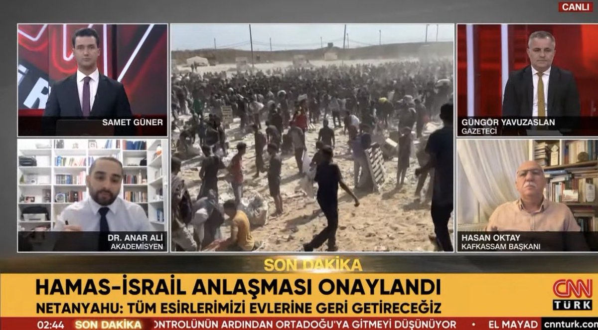 Hamas -İsrail anlaşması onaylandı