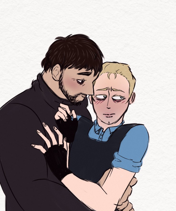 Y el grandote le dijo a la rubia.

"Andale, dame el chiquito"

Y el rubio se hacia la difícil, pero estaba asi 🤏🏿 de entregarse por completo a su alfa.