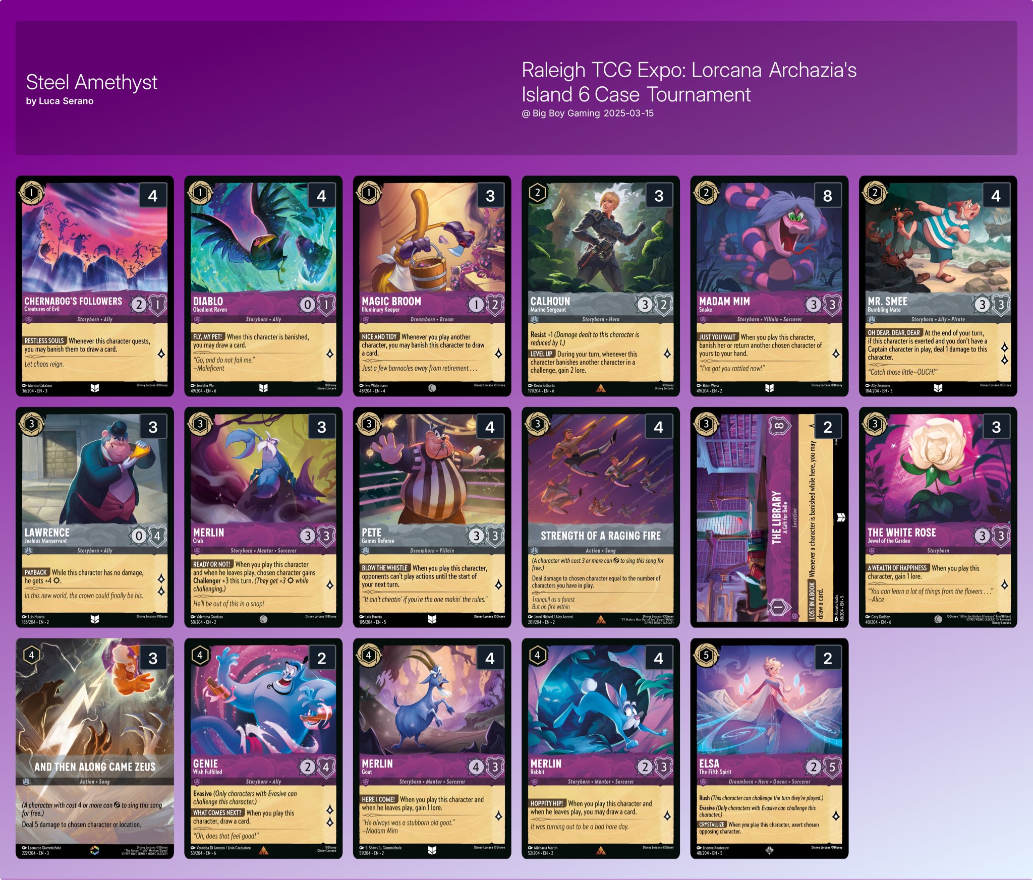 ロルカナ　ディアブロ ロルカナらぼ|ディズニーロルカナまとめ (@lorcana_lab_jp) / X