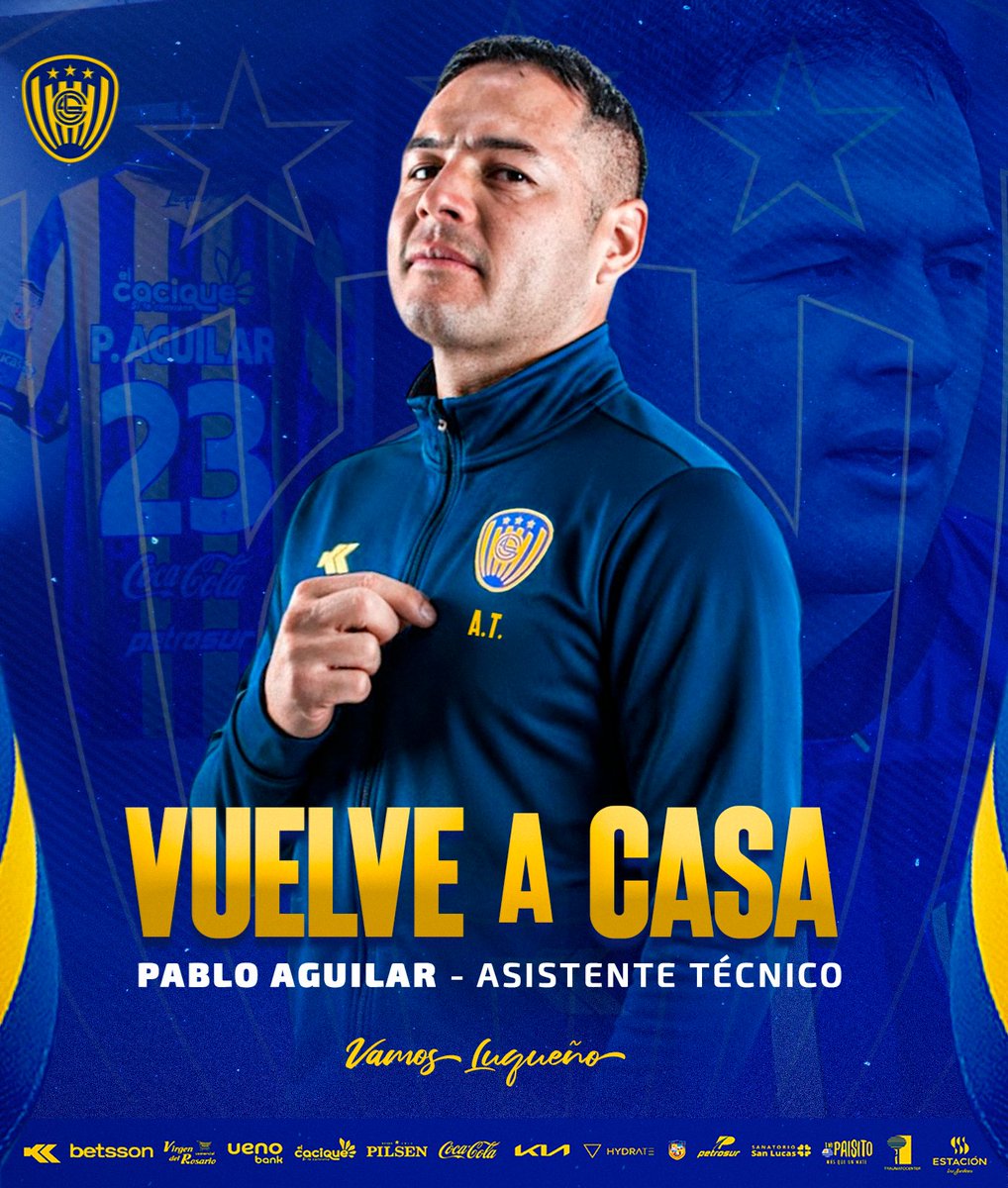 SpLuquenOficial's tweet image. ¡𝗛𝗼𝗹𝗮, 𝗣𝗮𝗯𝗹𝗼! 😉💛💙

Donde nació su historia, donde dejó su huella…
Pablo Aguilar regresa al Sportivo Luqueño, esta vez para integrar el cuerpo técnico del profe Lucas Barrios.