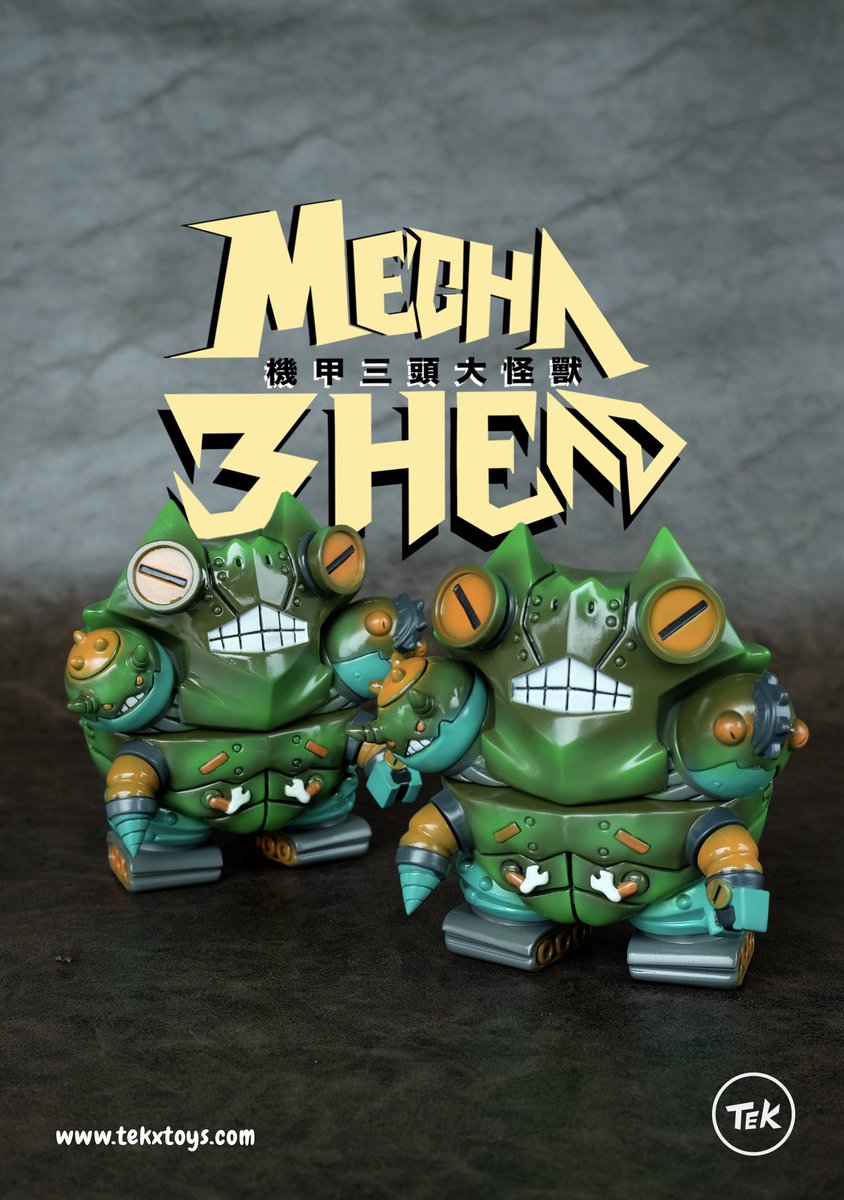 The new Mecha 3-Head Kaiju Proto Type will make its debut this November 15–16 at Design Festa 🇯🇵!
See you there, my friends!
Design Festa vol.62 Booth N-273
📅 Nov 15th (Sat) - 16th (Sun)
🕰️ 10:00-18:00
📍 Tokyo Big Sight West &amp; South Hall

#tekxtoys #sofubi #ソフビ