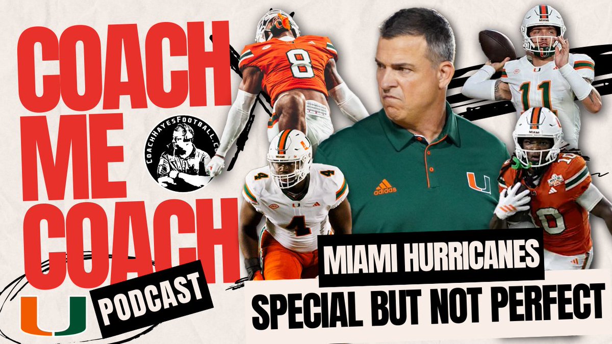 Mario Cristobal Says Miami Hurricanes Are “Special” - But Far From Perfect | #CanesTalkLive #GoCanes #MiamiHurricanes
Live @ 8:30 PM|ET youtube.com/live/tTRbA0CVw…
