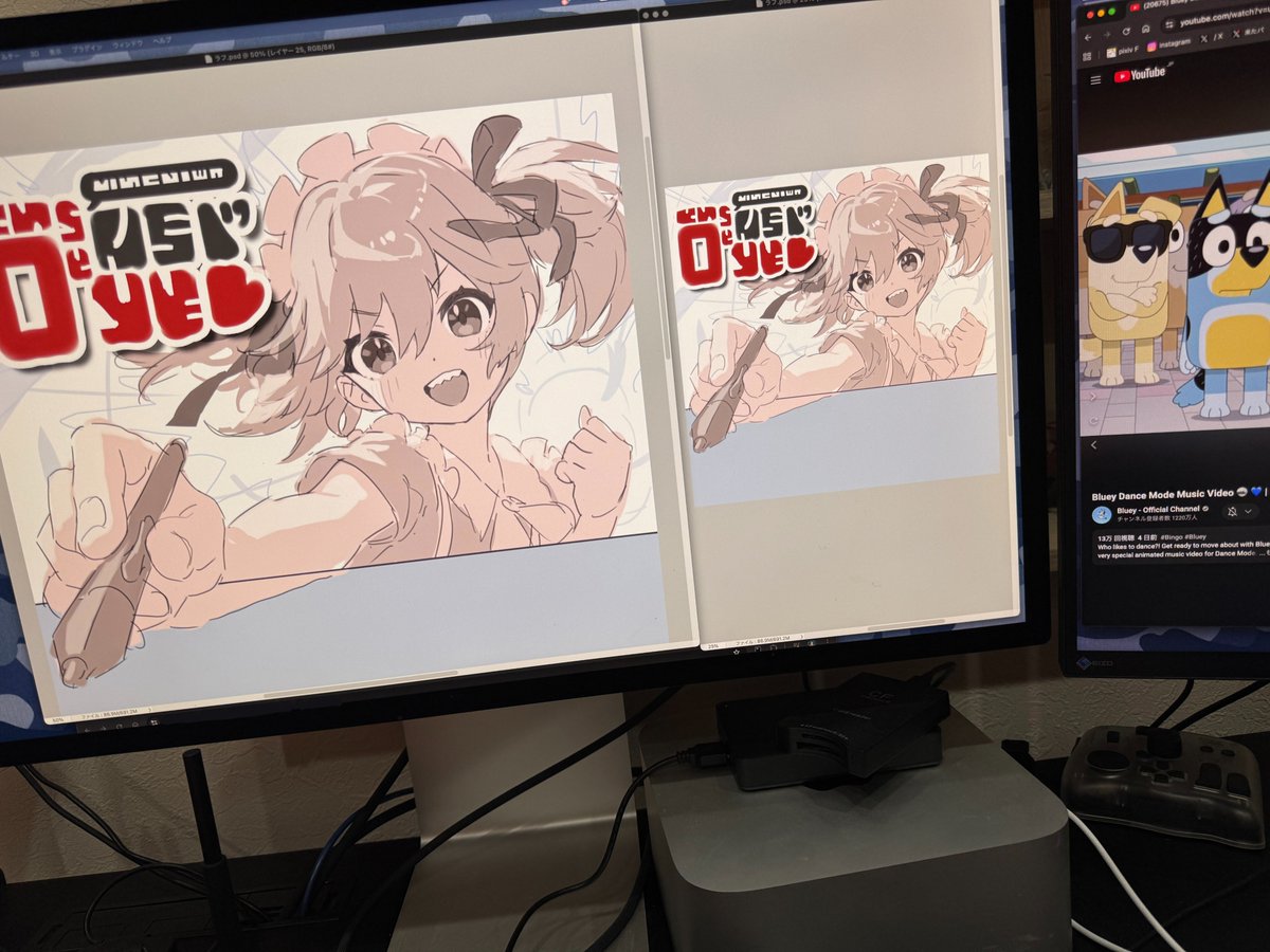 _NaokiSaito's tweet image. おはようございます☀️

ラフを進行中。。。
仮入れの謎のタイトル文字を書いてる時が
結構楽しくて好きです🍀
