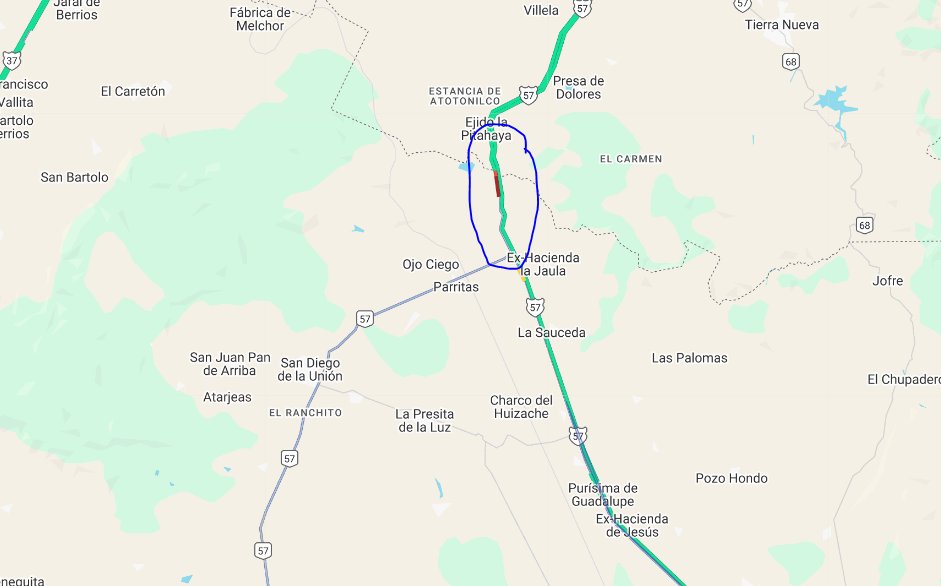Buena tarde 
tendran información de trafico sobre carretera San Luis Potosi- Querétaro a la altura de Ejido de Pitahaya aprox Km125 <a href="/GN_Carreteras/">Guardia Nacional Carreteras</a> <a href="/088_GN/">088_GN</a> <a href="/CAPUFE/">CAPUFE</a>