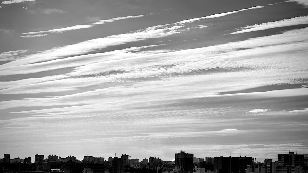 Hikaru_Okushima's tweet image. 7:28:08, Oct. 9, 2025.
#blackandwhite #photography #skyphotography