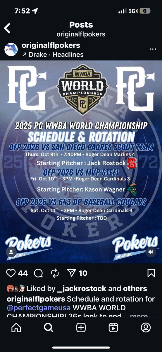 Starting game 3 on Saturday. #WWBAWorlds #jupiter Roll pokes.