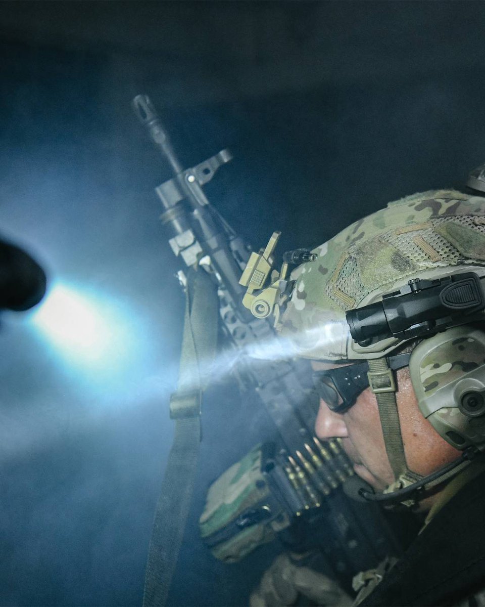 See first. Move first. The WML on your helmet keeps you in control when the dark closes in.