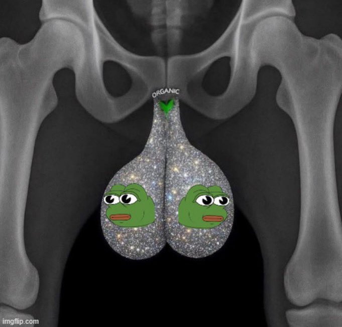 Pepe 개구리 요소가 포함된 암호화폐 트레이딩에서의 용기를 유머러스하게 묘사한 밈
