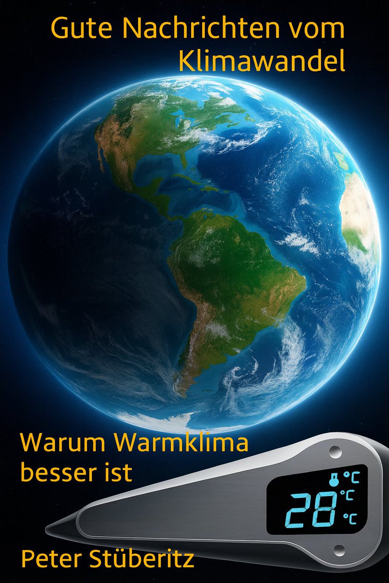 Es ist da und auf Amazon erhältlich. Gute Nachrichten vom Klimawandel
#klimawandel