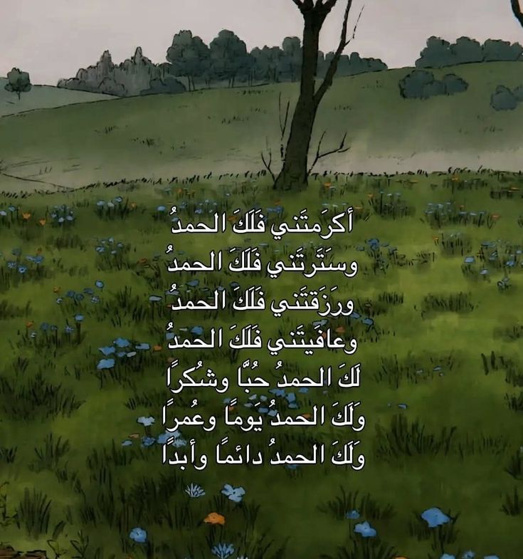 لك الحمد دائما وابدا 🤍