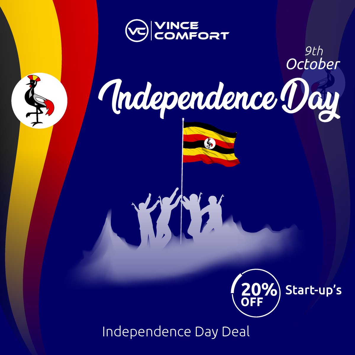 🇺🇬 Happy Independence Day, Uganda! 🎉
Today we celebrate the spirit, resilience, and unity of our beautiful nation. Let’s honor the journey, remember the heroes, and continue building a brighter future together. 🌟
#UgandaIndependenceDay #ProudlyUgandan
