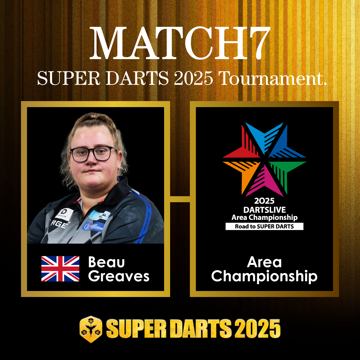 DARTSLIVE Area Championship通過者限定カード SUPER DARTS on X: 