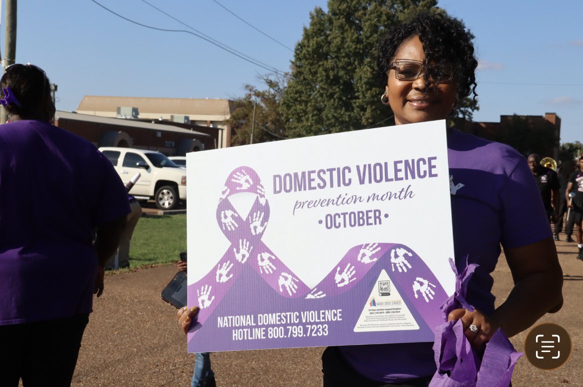 The Interpersonal Violence Program hosted a successful rally today in recognition of Domestic Violence Awareness Month. Students, faculty, and staff gathered to raise awareness and support survivors of domestic violence. The band also participated in the rally.