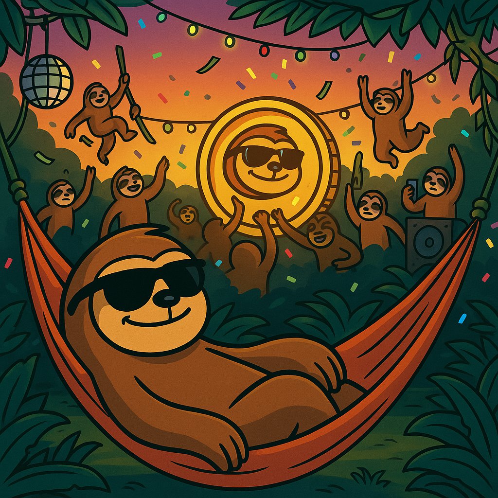 JoinTheSlow's tweet image. Slomo’s chillin…

The jungle’s just getting started 🦥🎉

#Solana #memecoin