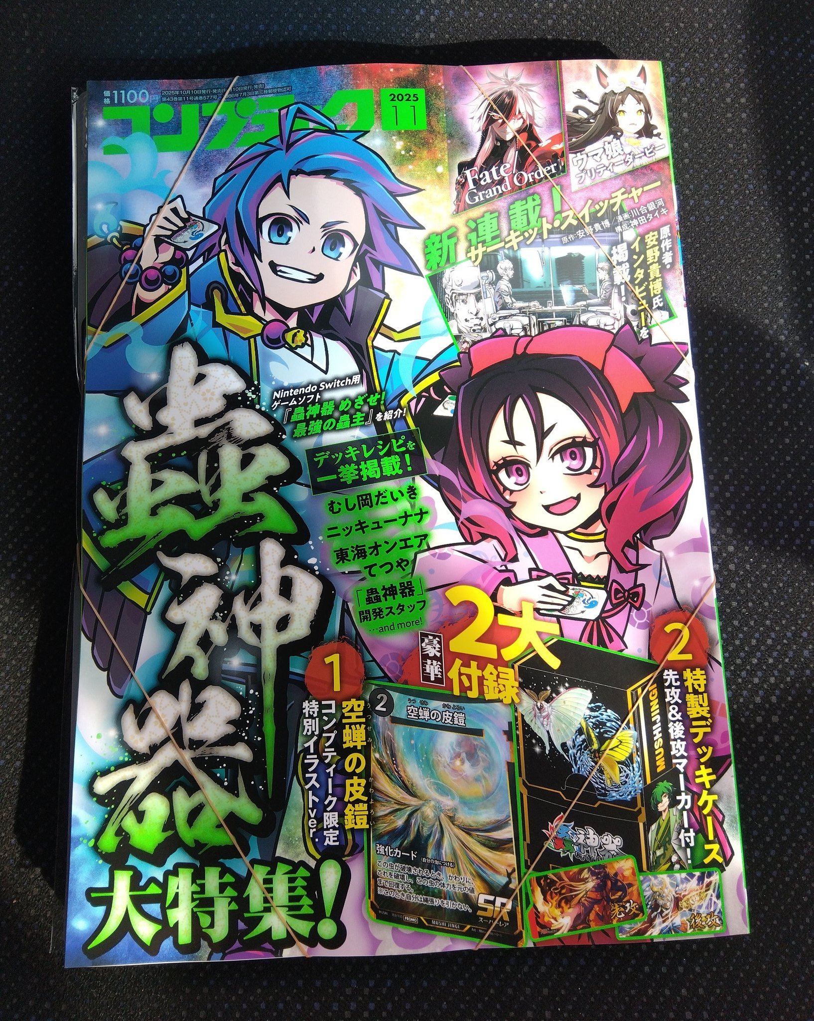 蟲神器 プロモ 空蝉の皮鎧 特別イラストver. 2枚セット コンプティーク