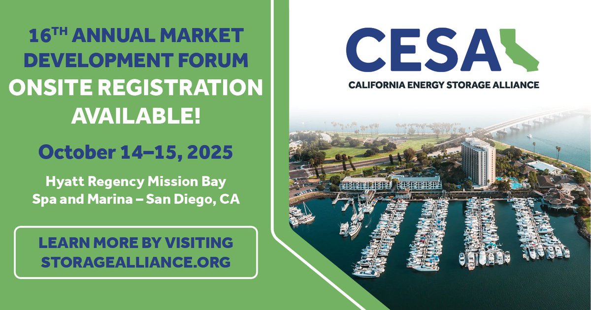 California Energy Storage Alliance (CESA) tweet media