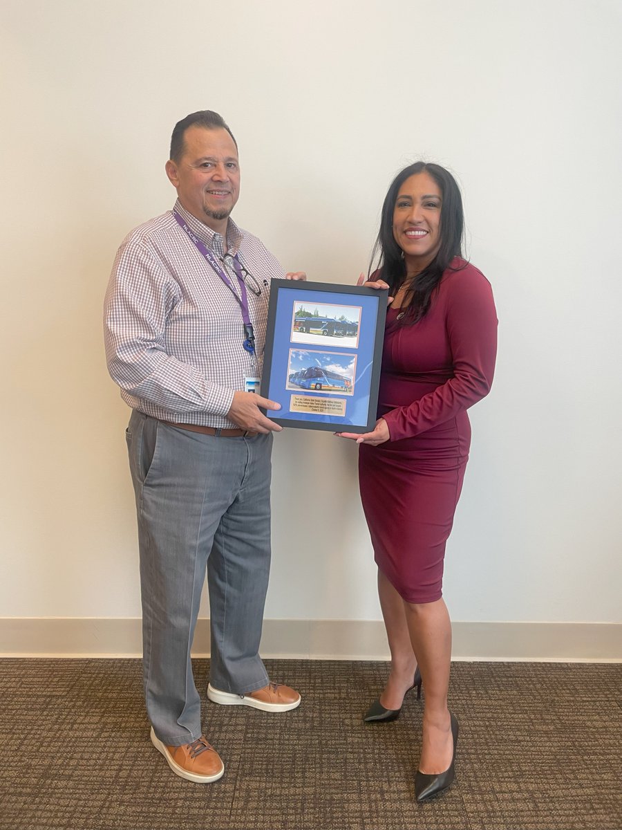 AVTA1's tweet image. A special thank you to California State Senator Suzette Martinez Valladares for visiting and touring the Antelope Valley Transit Authority (AVTA), the first and largest 100% battery-electric transit agency in North America. @SenValladares #transit #electrictransit