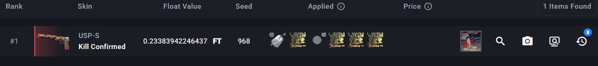 emm_bee_cs's tweet image. 💀 New craft 💀
I crafted this like 3 different times when this sticker first came out, and i traded them away every single time..... well not this time!!
🔫USP-S | Kill Confirmed (0.23)
👨🎨4x Yuurih (Gold) | Shanghai 2024
🎯 1 x Clown nose
oh, and this is the ONLY 4x yuurih…