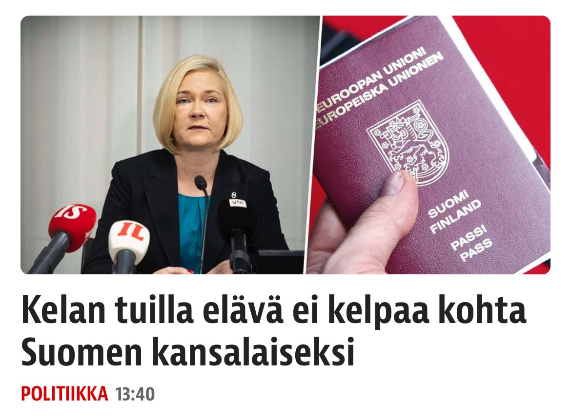 Kansalaisuuslain korjaussarja etenee ⬇️

iltalehti.fi/politiikka/a/7…
