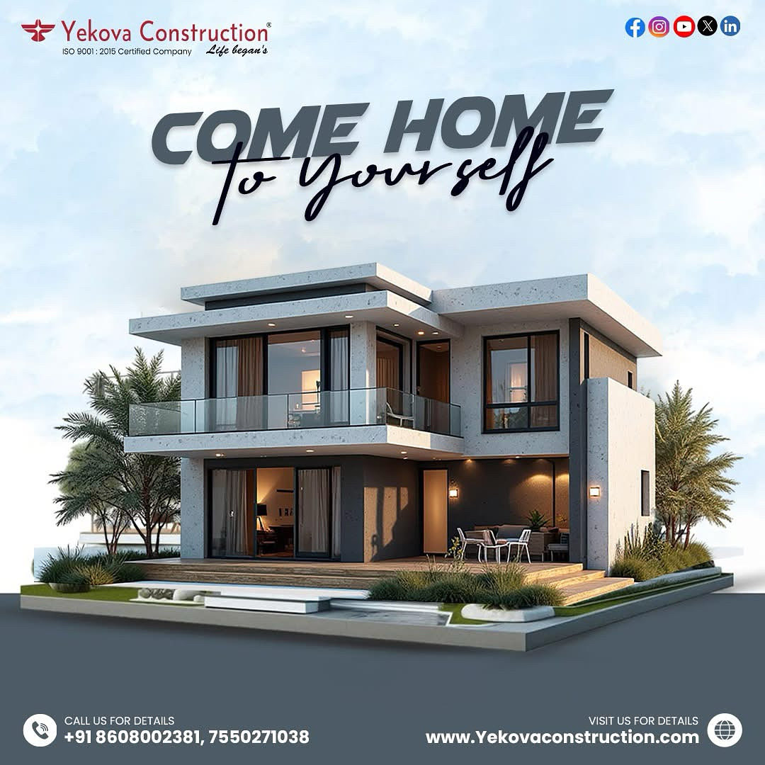 surendarbabu40's tweet image. At Yekova, we craft spaces where you can truly be yourself, in your own space.
Reach out to us!
📞086080 02381/+91-7550271038
📩 yekovaconstruction@gmail.com
🌐 yekovaconstruction.com
#property #turnkeyprojects #promoters #contracts #smartcontracts #jointventure #Investment