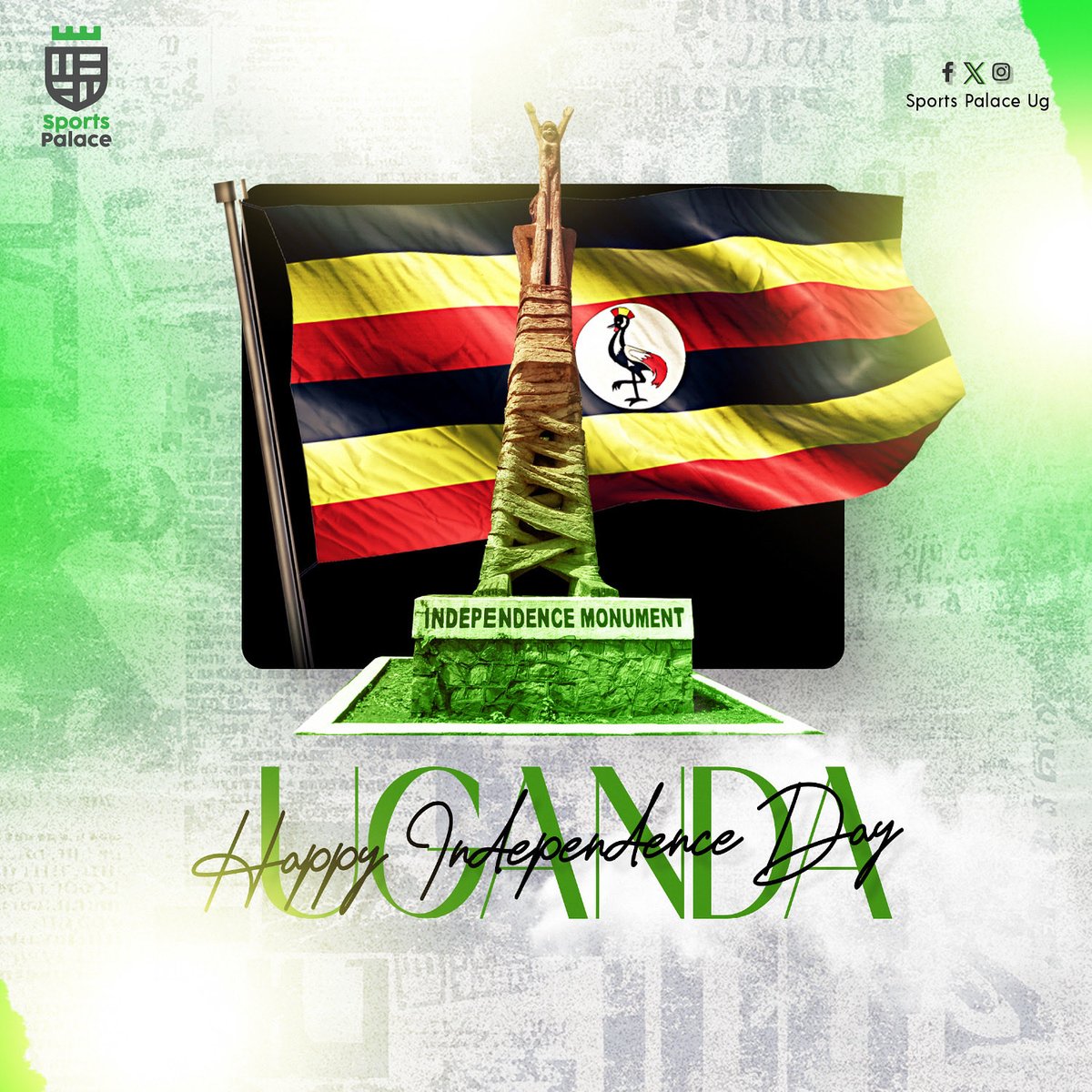 Independent, bold, and Ugandan🖤Here’s to 63 years of greatness🥳 Happy Independence day🇺🇬🎉

#happyindependenceday❤️ #sportspalaceug