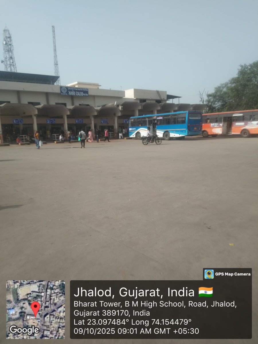 GSRTCDCGodhra's tweet image. ઝાલોદ બસ સ્ટેન્ડ ને સ્વચ્છ રાખીએ સુંદરતામાં વધારો કરીએ. @CMOGuj @sanghaviharsh @OfficialGsrtc 
#SwachhataHiSeva2025 
#SwachhBharat 
#Swachhotsav 
#NirmalBharat 
#Nirmalgujarat 
#SHS2025
#sbmugugarat