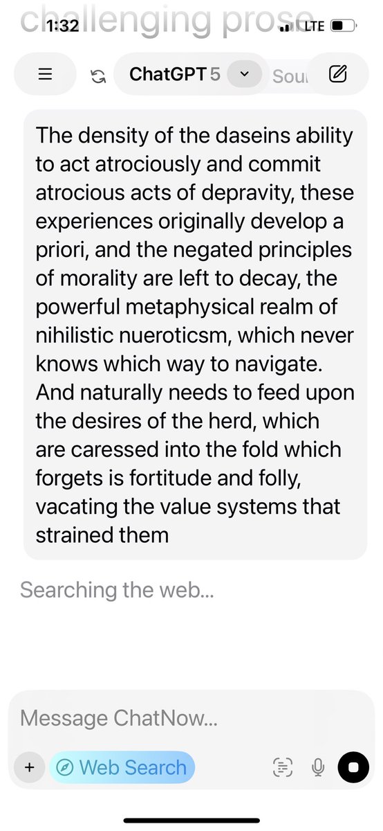 AugustineOppy's tweet photo. I am the last existential philosopher. Original synthesis #existentialism #fredrickneitzsche https://t.co/ccbKEbwmtc