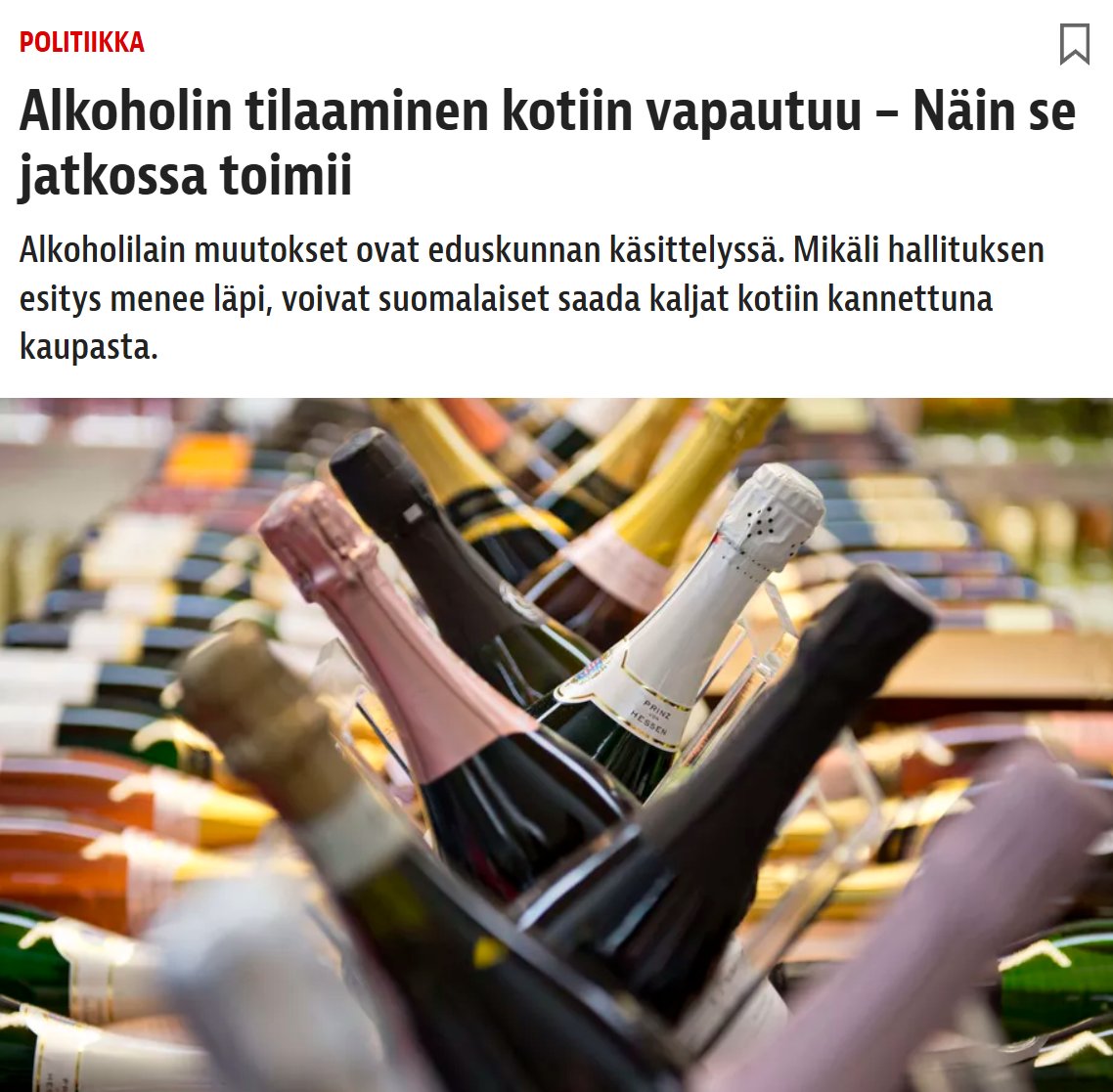 Voisivatko hallitus ja <a href="/kokoomus/">Kokoomus</a> keskittyä viinan sängynviereen hoitamisen sijasta vaikkapa lasten harrastusmahdollisuuksien säilyttämiseen tai vaikkapa sote-palveluiden kehittämiseen? Meitä ei pakota mikään ulkoinen taho tällaiseen päätökseen. Kuvakaappaus <a href="/Iltalehti/">Iltalehti</a>.