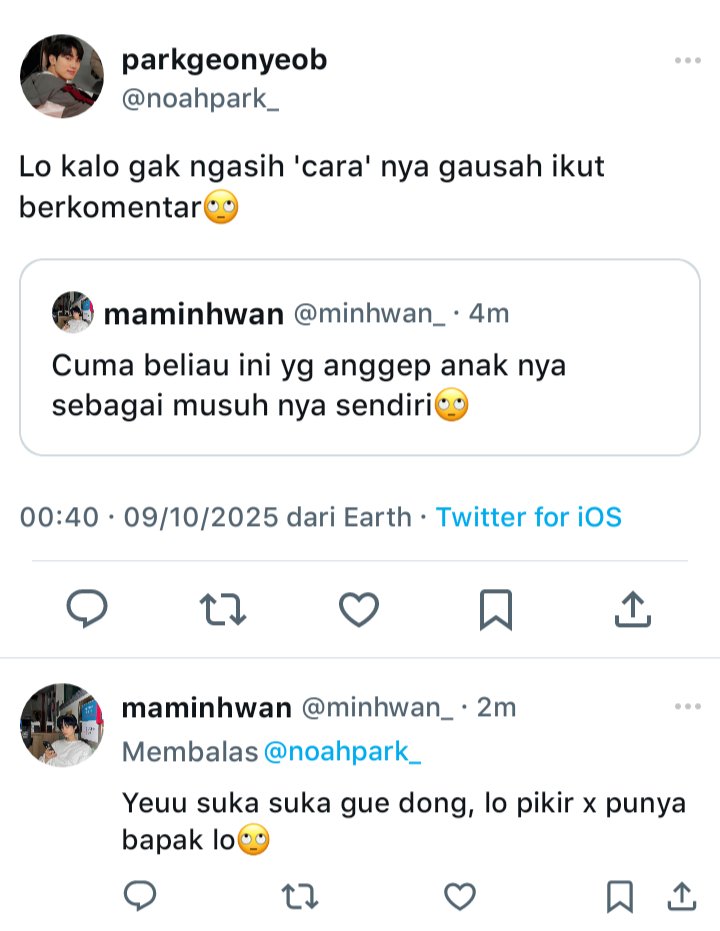 aciarubbies's tweet photo. –Saingan sama anak sendiri?🙄–
One tweet AU #HongMinki dan #ChaWooMin
#geonwool #shipperbxb #woomingi #gimin #noahpark #phihanwool https://t.co/mDX90pnGny