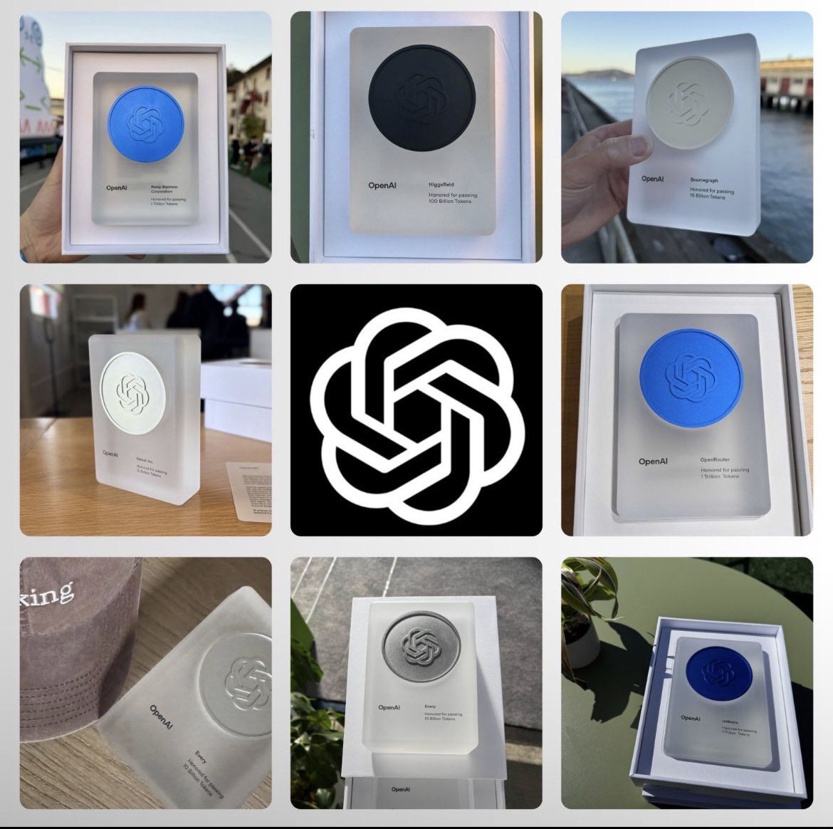 code_nocode's tweet image. I'm seeing a lot of people celebrating their OpenAI plaques for consuming 10B, 1T, 10T+ tokens.
This is a masterful marketing tactic by OpenAI, as it rewards token consumption and makes it seem like a desirable goal (similar to amassing Youtube subscribers).
And to each…