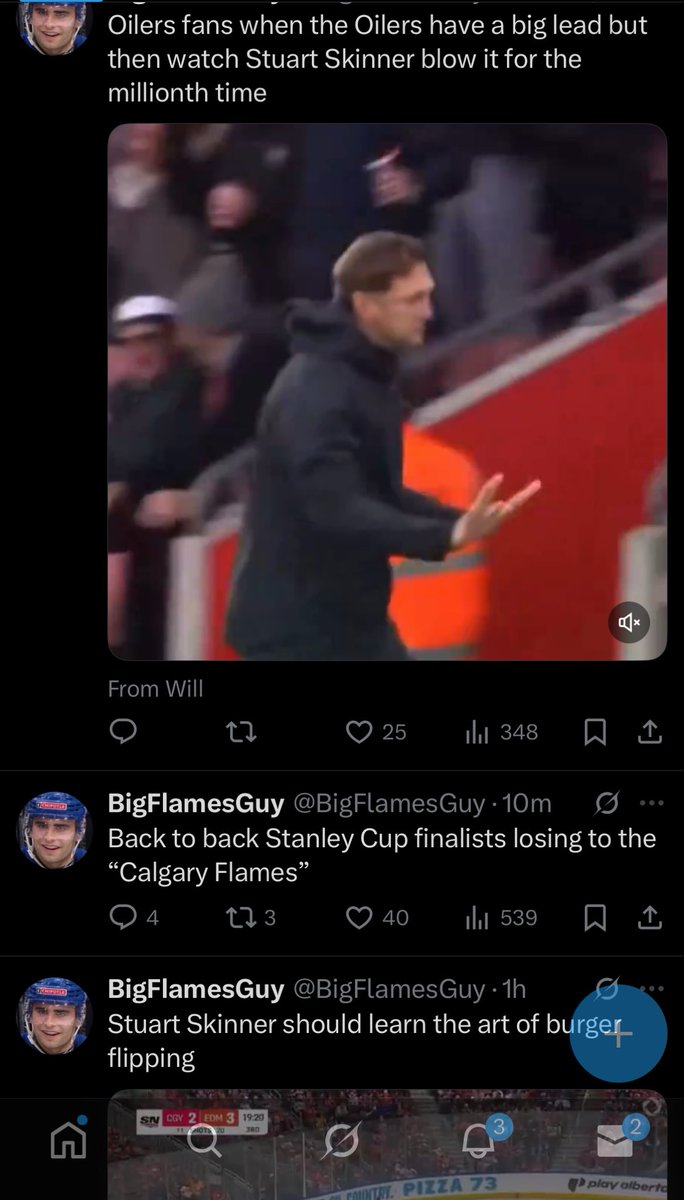 Stages of being a Flames fan
