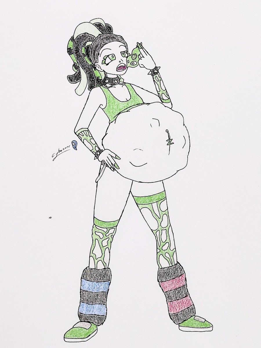 She eat the cells to become 100% goth :0
#vore #vorebelly #bellyexpansion #belly #bigbelly #belly #expansion